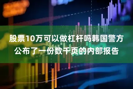 股票10万可以做杠杆吗韩国警方公布了一份数千页的内部报告