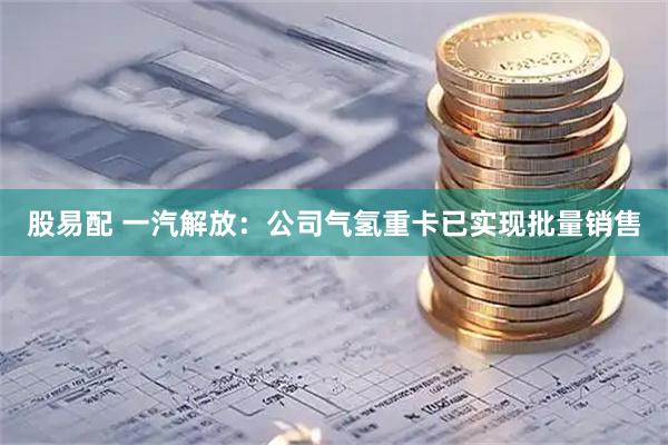 股易配 一汽解放：公司气氢重卡已实现批量销售