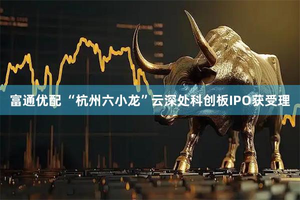 富通优配 “杭州六小龙”云深处科创板IPO获受理